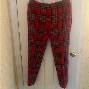 Holly Jolly plaid vineyard vines pants 12